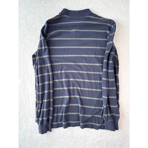 Vintage Polo Ralph Lauren Long Sleeve Rugby Shirt Men Size Large 100% Cotton - Picture 6 of 6